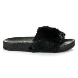Zapatillas de mujer de moda negro