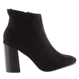 Botas Negras Con Tacón 1287 negro