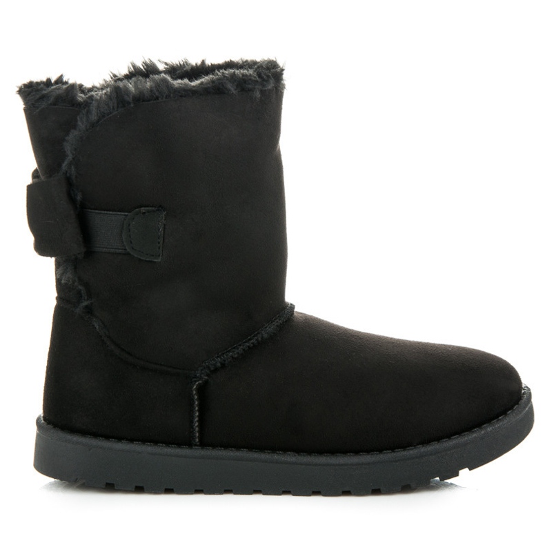 Mukluki de ante con lazo negro Mukluki de ante con lazo negro