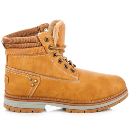 Trappers con cordones marrón