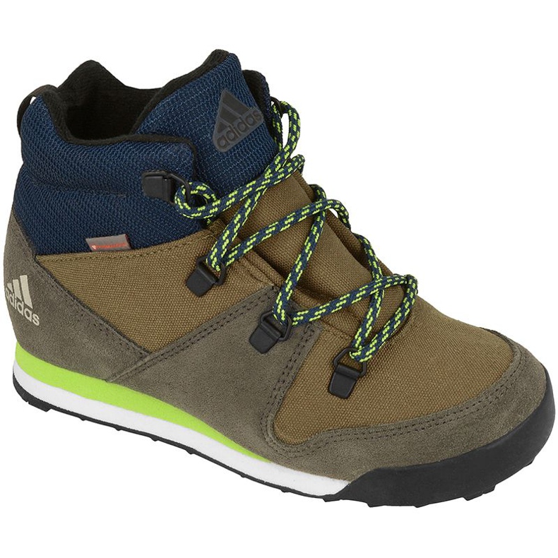 Zapatillas adidas Climawarm Snowpitch K azul marino verde gris