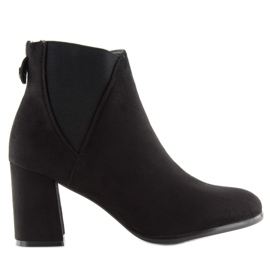 Botas negras de tacón HQ-8A813-1 negro