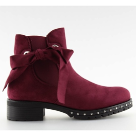 Botas botas Jodhpur burdeos DR11798-64 vino rojo