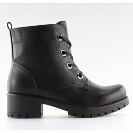 Botas negras con cordones HQ891 negro