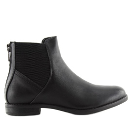 Botines Chelsea negros para mujer KA-742SL negro