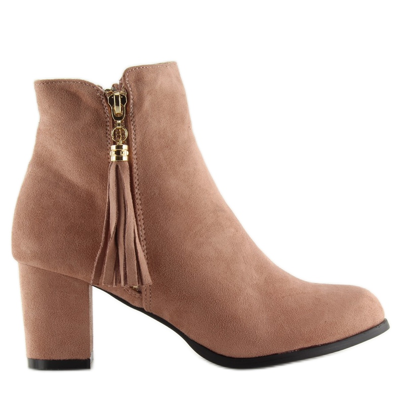 Botines rosa tacón SO-20 rosa rosado Botines rosa tacón SO-20 rosa rosado