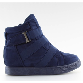 Zapatillas con gomas azul marino H7191 azul