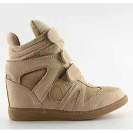 Deportivas mujer beige BZ8386-KB Caqui