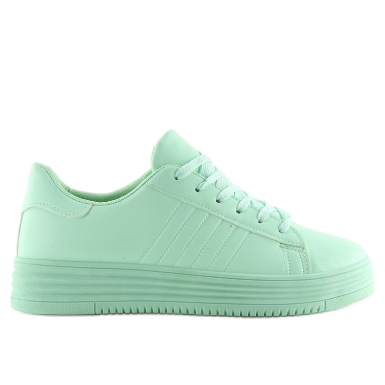 Deportivas verdes de suela alta Deportivas verdes de suela alta