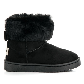 Bella Paris Botas de nieve con lazo negro Bella Paris Botas de nieve con lazo negro