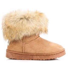 Bella Paris Camello mukluki marrón Bella Paris Camello mukluki marrón