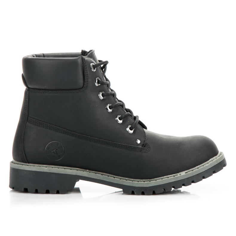 Mckeylor Botas de senderismo para hombre con aislamiento negro