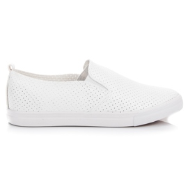 Sport Zapatillas sin cordones caladas blanco