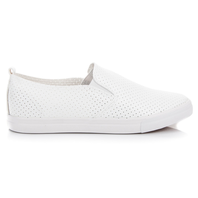 Sport Zapatillas sin cordones caladas blanco