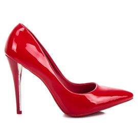 Vinceza Tacones lacados en rojo
