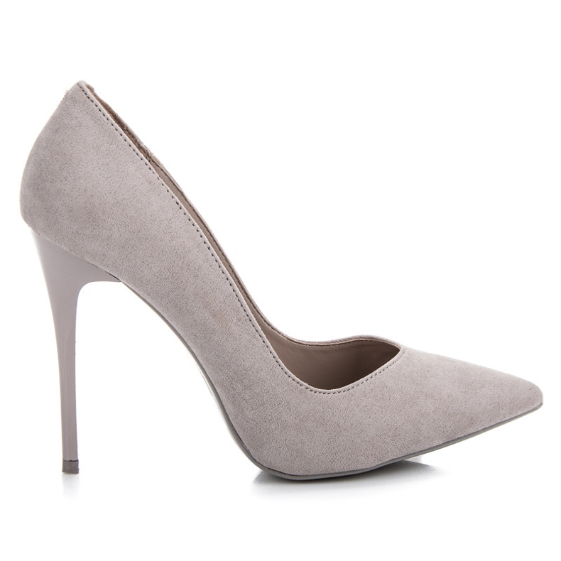 Vinceza Tacones de ante gris