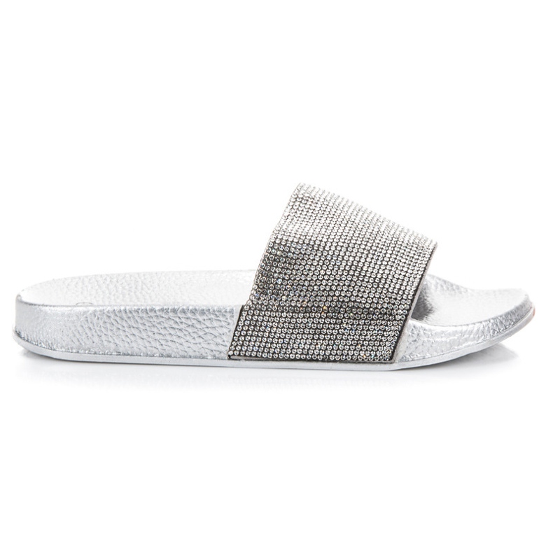 Queen Vivi Pantuflas con Cristales gris