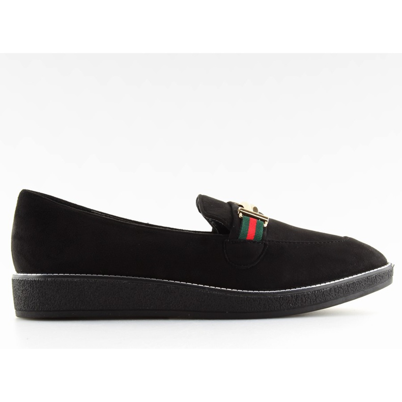 Negro Mocasines de mujer S0-204 negro