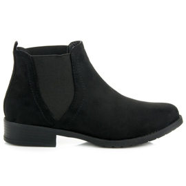 Botas Jodhpur de ante negras negro