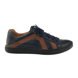 Deportivas Badura 3387 azul marino marrón