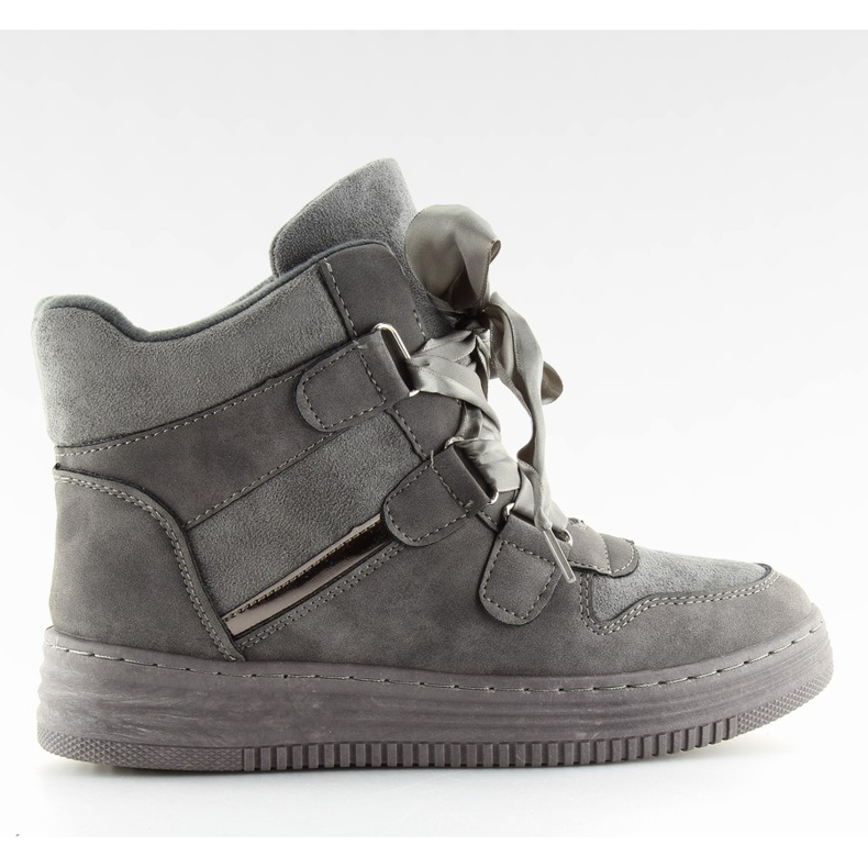 Zapatillas de tobillo grises AB-15 gris