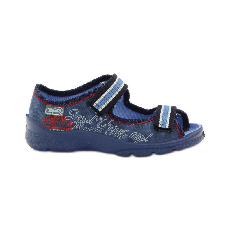 Sandalias Befado 969x129 azul azul marino rojo