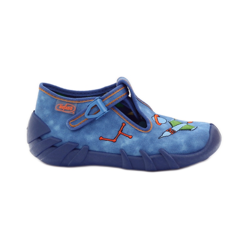 Zapatillas befado para niños 110p315 zapatillas verde naranja azul