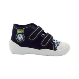 Befado zapatos de niños zapatillas zapatillas 212P052 azul marino azul blanco