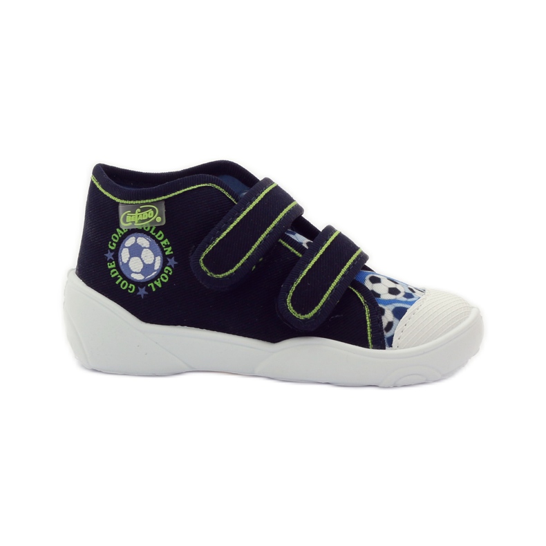 Befado zapatos de niños zapatillas zapatillas 212P052 azul marino azul blanco