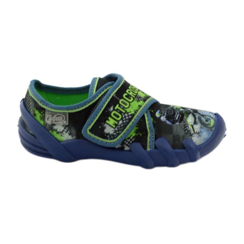 Befado zapatos infantiles babuchas deportivas 273x226 azul marino verde