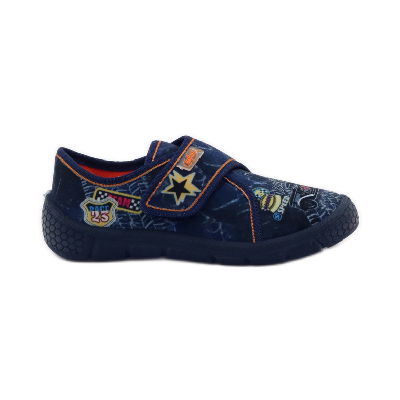 Pantuflas Super Ligeras Fondo Coche Befado azul marino naranja