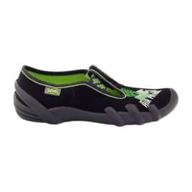 Zapatos befado niño 290y162 verde negro