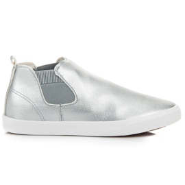 Slipons altos gris