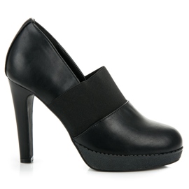 Vinceza Zapatos de tacón alto negro