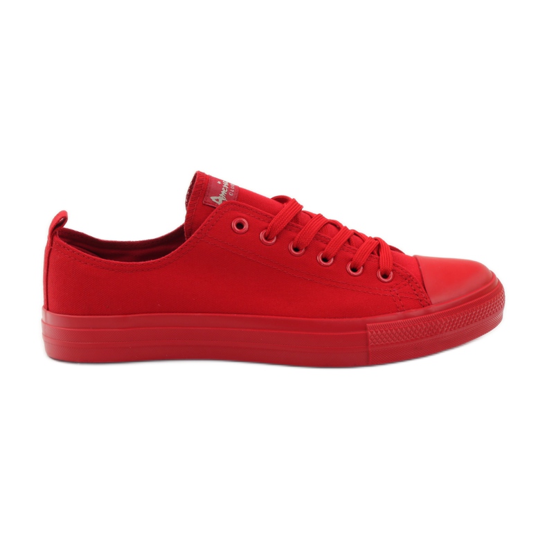 Tenis American Club LH06 atados rojo
