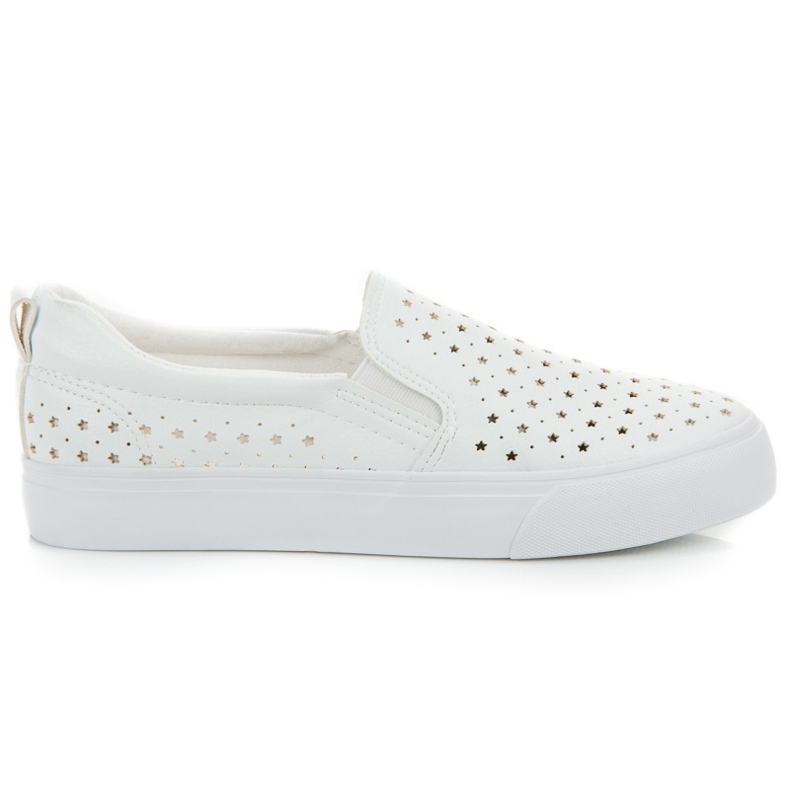 Slipon calado blanco