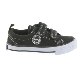 American Club Zapatillas de cepillo para niños estadounidenses velcro negro