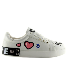 Deportivas blancas con inscripción T302 White blanco Deportivas blancas con inscripción T302 White blanco