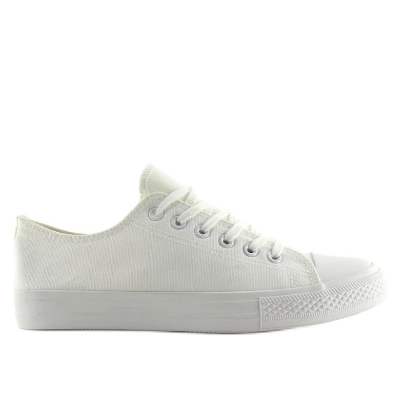 Deportivas blancas monocolor mujer blanco Deportivas blancas monocolor mujer blanco
