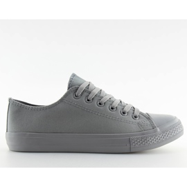 Deportivas gris mujer monocolor gris NB176 gris