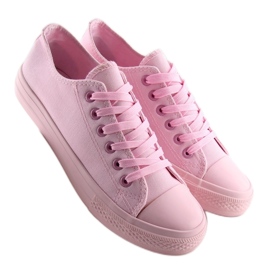 Zapatillas rosa monocolor rosa para mujer rosa