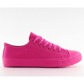 Deportivas mujer monocolor fucsia fuxia rosa