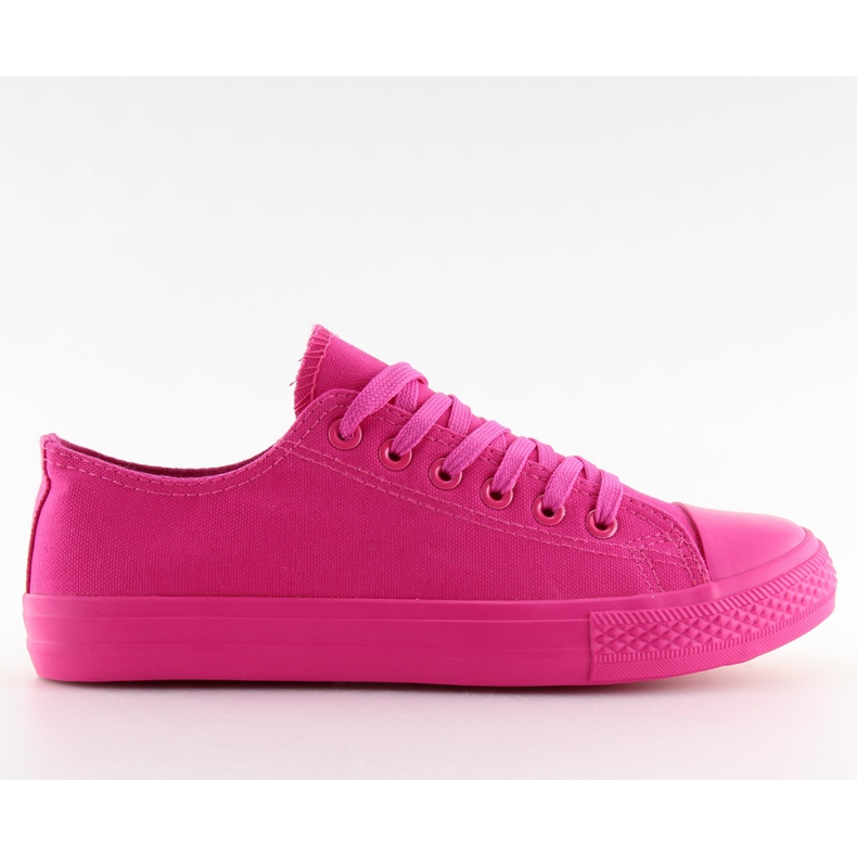Deportivas mujer monocolor fucsia fuxia rosado Deportivas mujer monocolor fucsia fuxia rosado