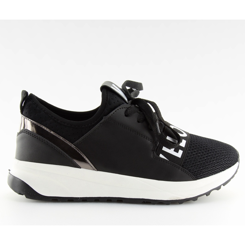 Calzado deportivo negro de mujer NB155P Negro blanco gris