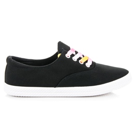 Anesia Paris Deportivas atadas multicolor negro