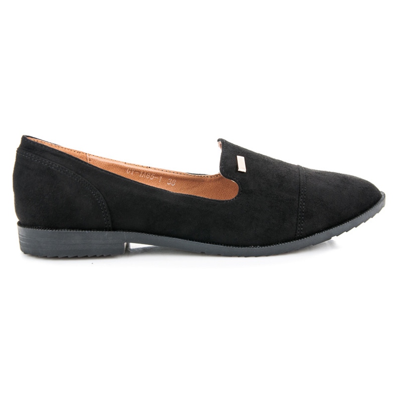 Best Shoes Zapatos de gamuza negro