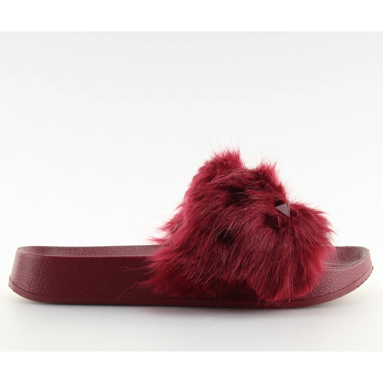 Babucha S37 W.RED burdeos con pelo rojo Babucha S37 W.RED burdeos con pelo rojo