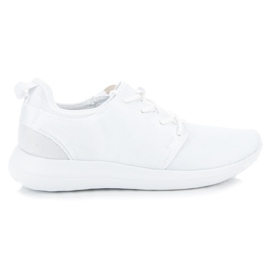 Pliwama Zapatillas con cordones blanco