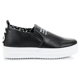Mckeylor Zapatillas sin cordones en la plataforma. negro