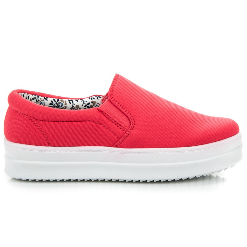Mckeylor Slipons rojos en la plataforma